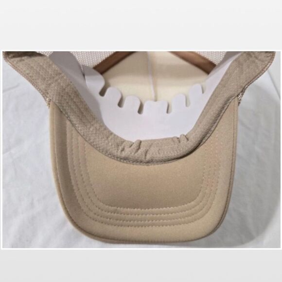 New Trucker Hat Cowboy Boots Pink Bow Tan & White - Picture 10 of 14